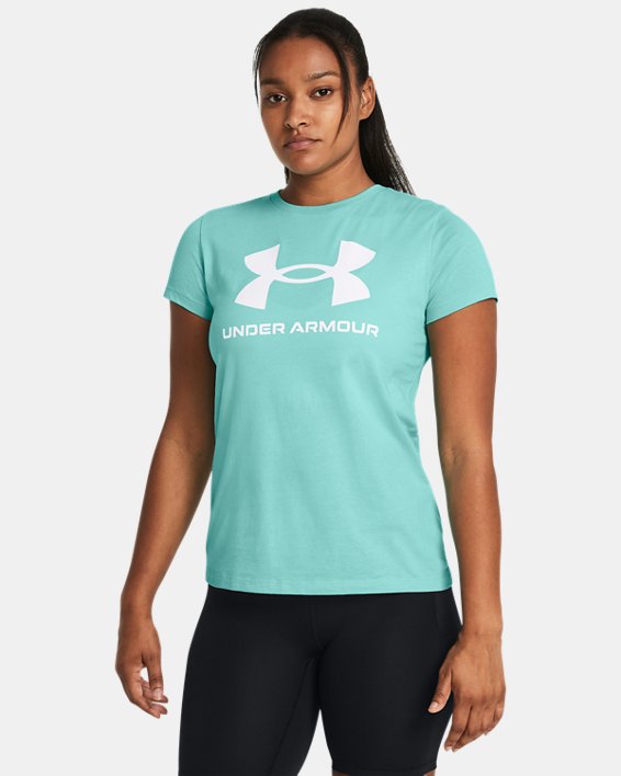 Tee-shirt à manches courtes UA Sportstyle Graphic pour femme, Green, pdpMainDesktop image number 0